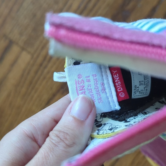 Little Kids Minnie and Mickey Disney High-Top Vans, Size 10.5 - Picture 5 of 5